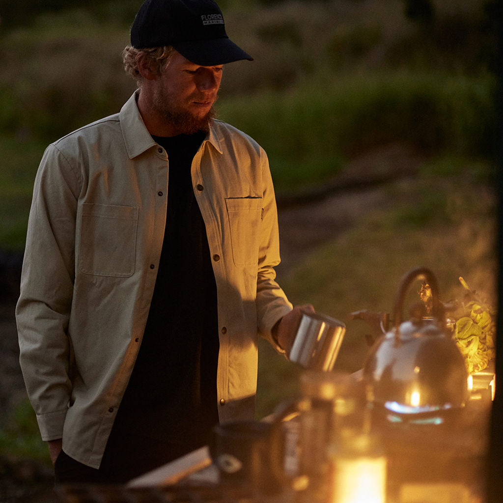 Florence Windstop Overshirt - Sand | Shirts | Florence