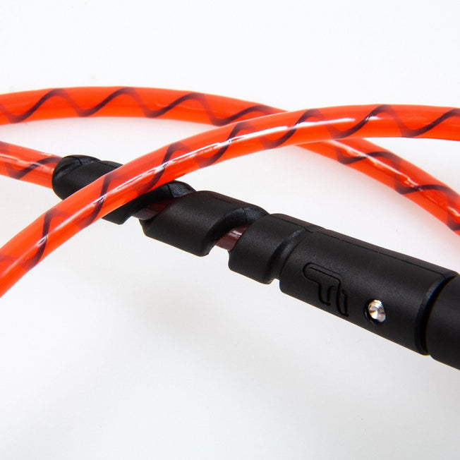FCS Freedom Helix All Round Leash - Red/White