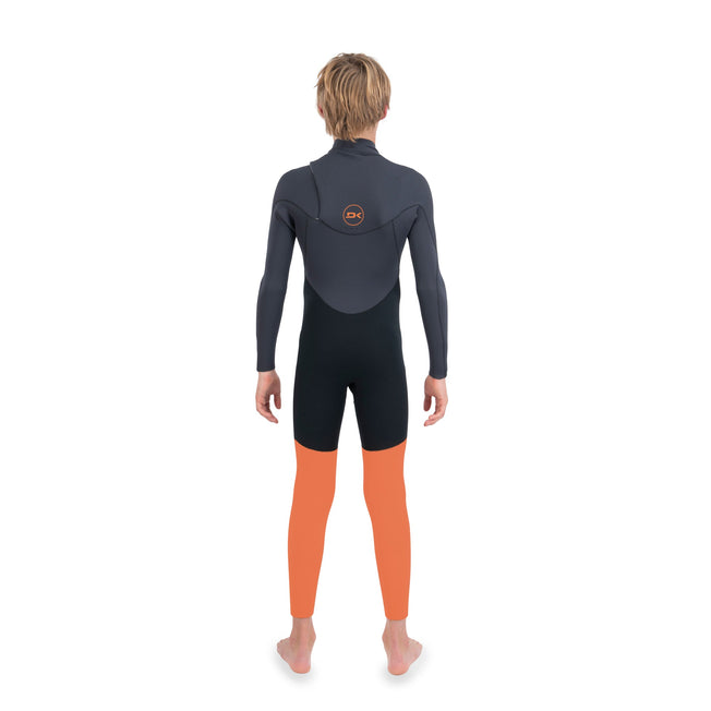Dakine Kids Quantum Chest Zip Full Suit 5/4/3 (Black / Orange)