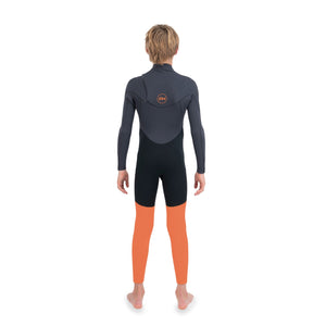 Dakine Kids Quantum Chest Zip Full Suit 5/4/3 (Black / Orange)