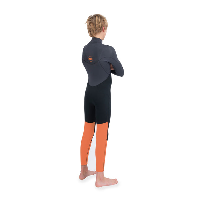 Dakine Kids Quantum Chest Zip Full Suit 5/4/3 (Black / Orange)