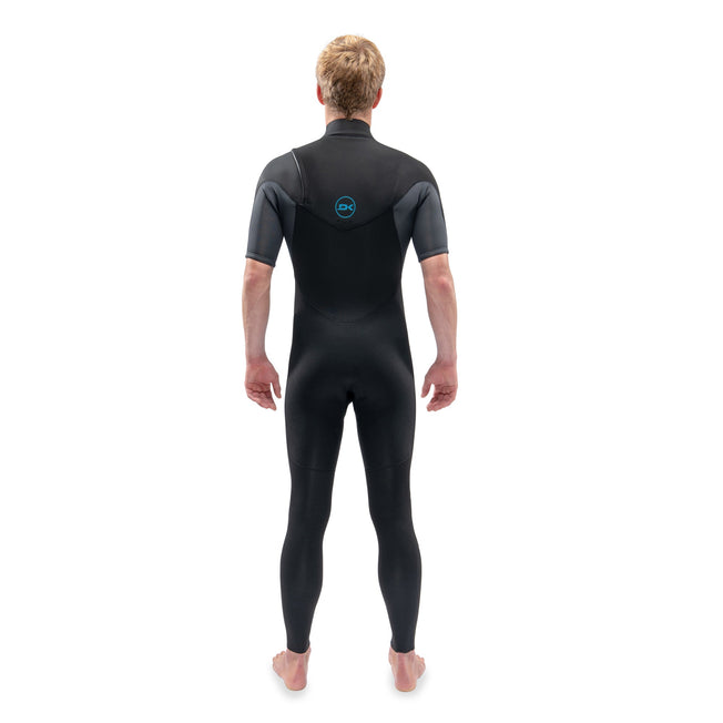 Dakine Mens Quantum Chest Zip S/S Full Suit 2/2 (Black / Grey)