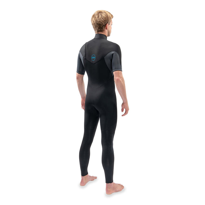 Dakine Mens Quantum Chest Zip S/S Full Suit 2/2 (Black / Grey)