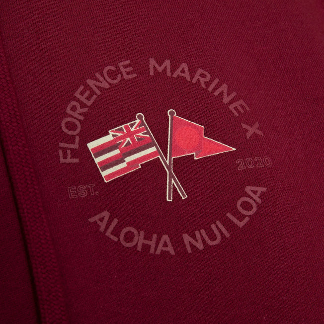 Florence Nui Loa Hoodie - Maroon