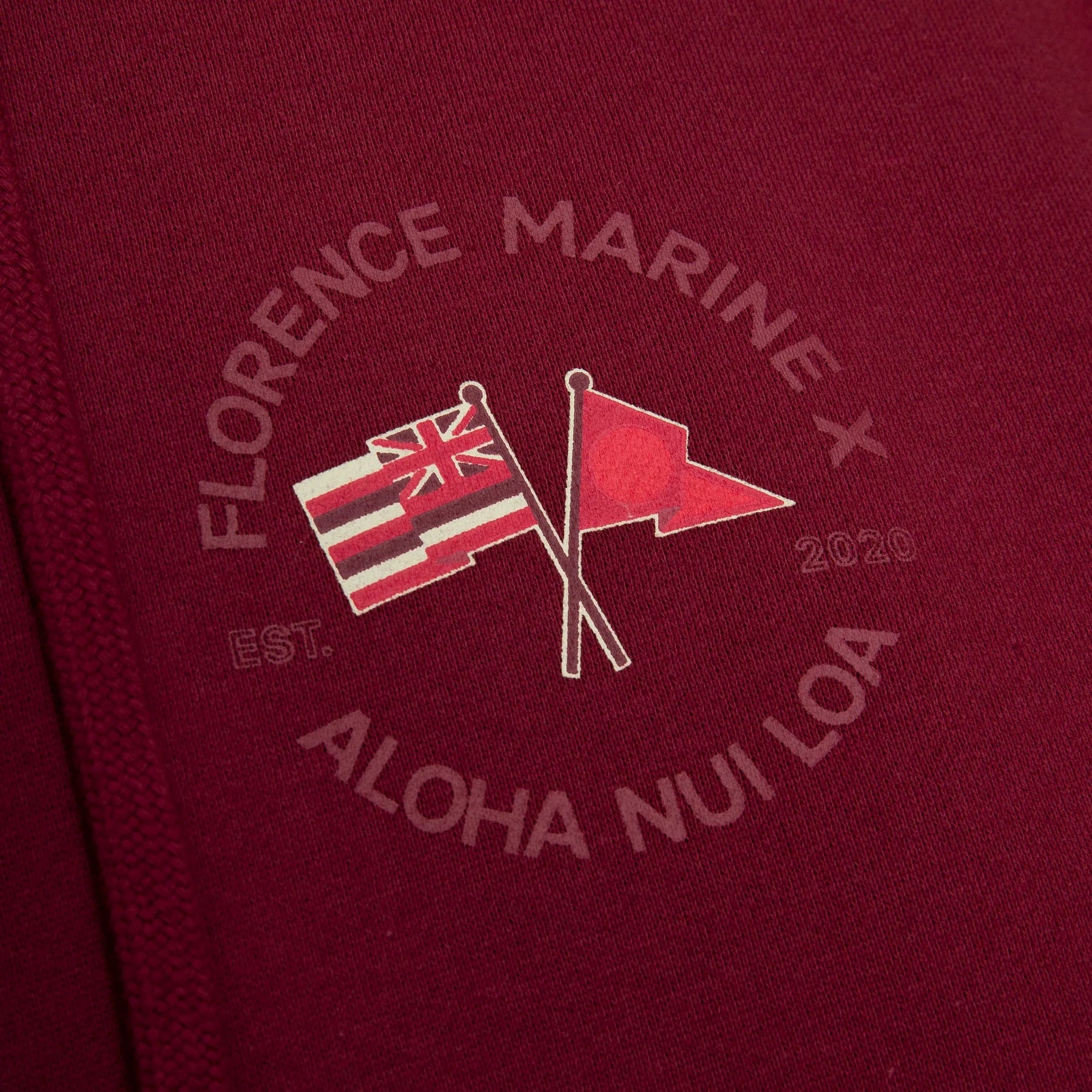 Florence Nui Loa Hoodie - Maroon | Hoodies | Florence