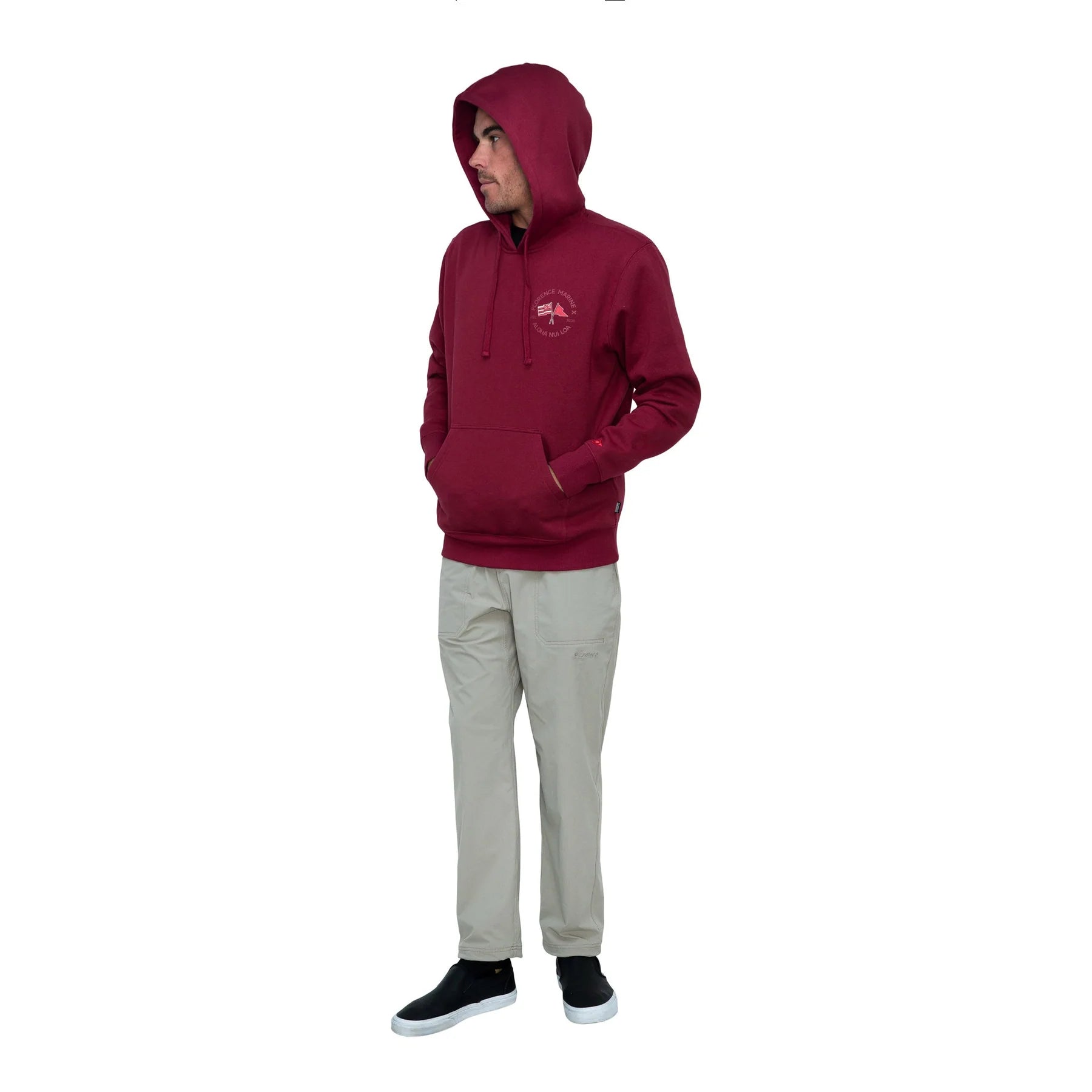 Florence Nui Loa Hoodie - Maroon | Hoodies | Florence