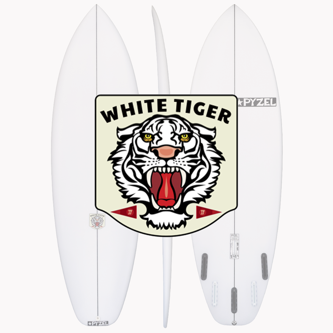 Pyzel White Tiger PU Surfboard | Surfboards | Pyzel