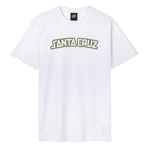 Santa Cruz Arch Strip T-Shirt - White