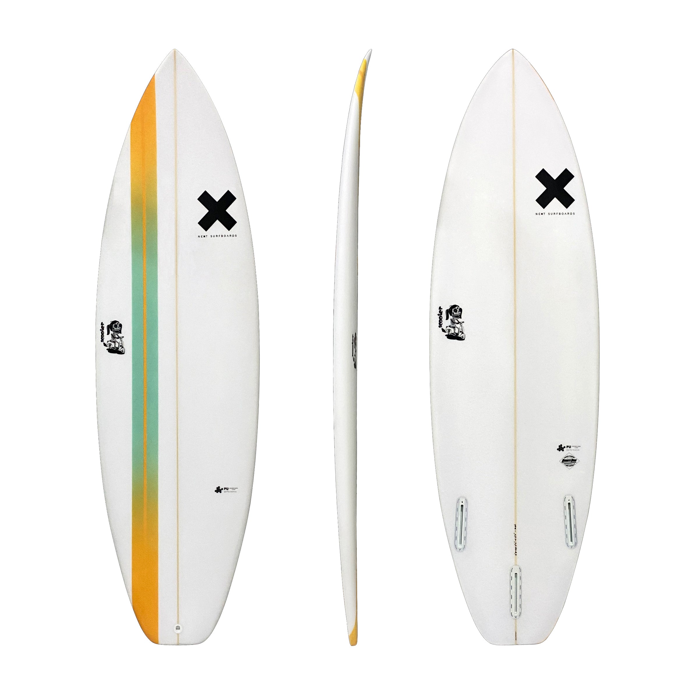 Next The Scooter EPS Surfboard (Orange) | Surfboards | Next