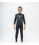 Tiki Junior Tech 4/3mm GBS Back Zip Steamer Wetsuit - Black / Orange
