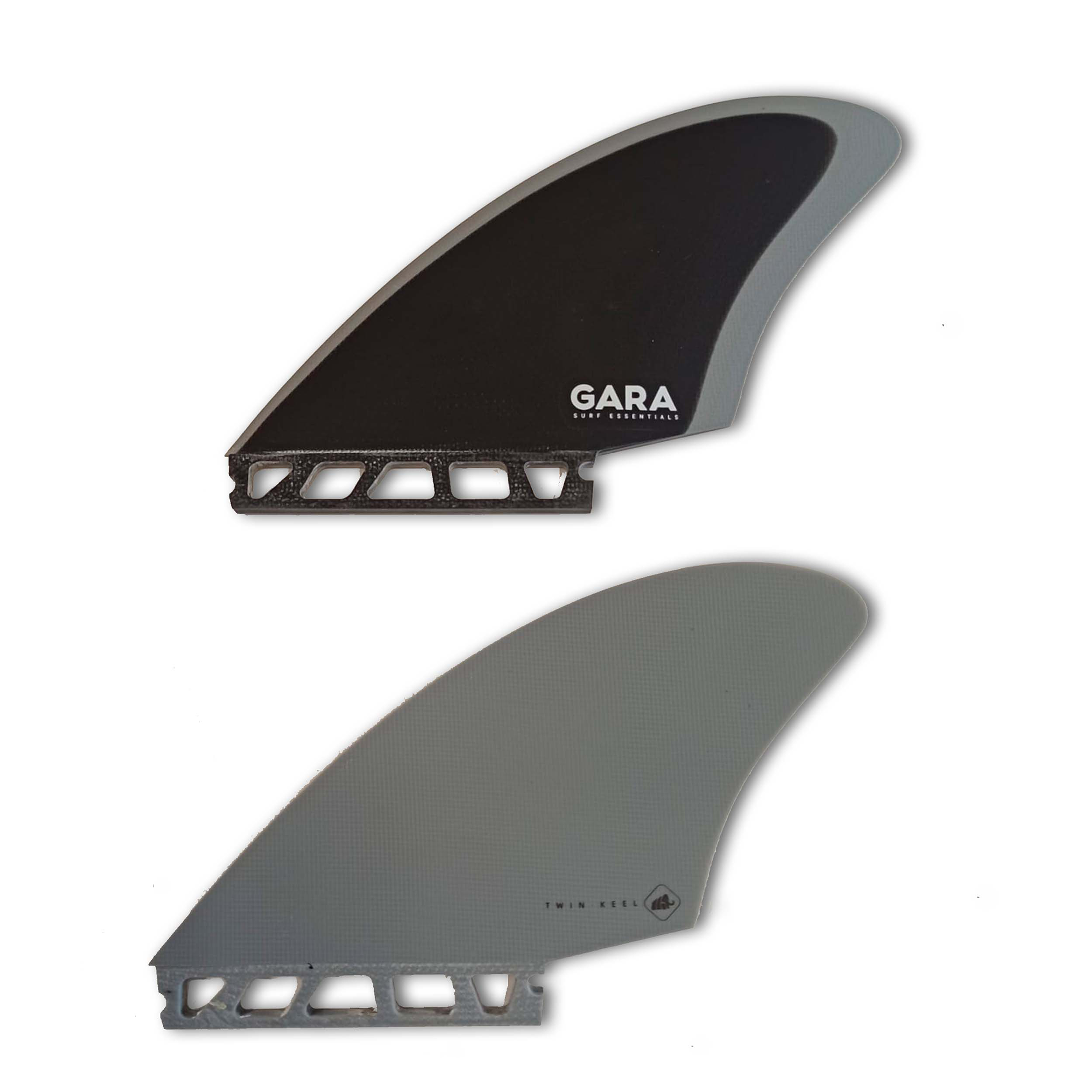 Gara Single Tab Twin Keel Fin Set | Fins | Gara