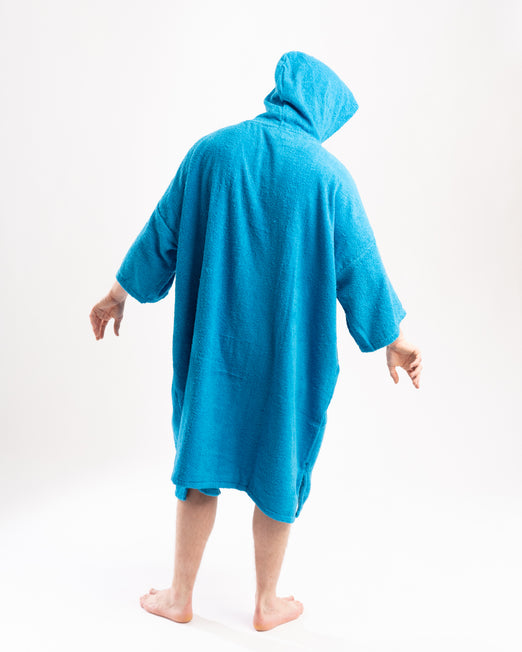Tiki Adult Hooded Changing Towel Robe - Blue