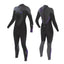 Tiki Ladies Tech 4/3mm GBS Back Zip Steamer Wetsuit (Black)