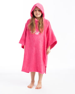 Tiki Junior Hooded Changing Towel Robe - Pink