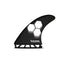 Futures AM2 Honeycomb Tri Fin Set Large - Black / White