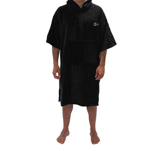 Gara Adult Changing Robe - Black