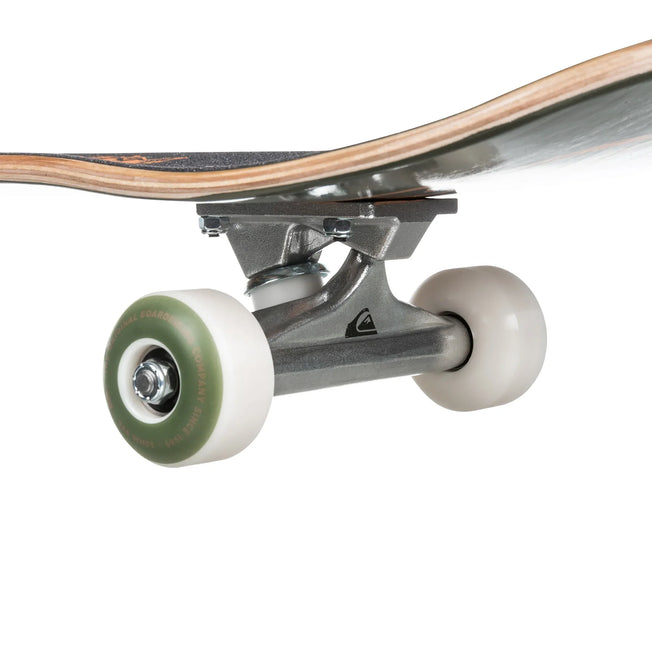 Quiksilver Flaming Skateboard - Green Camo