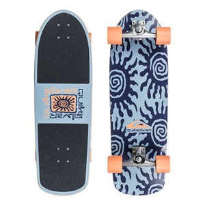 Quiksilver Floral Skateboard - Dark Purple