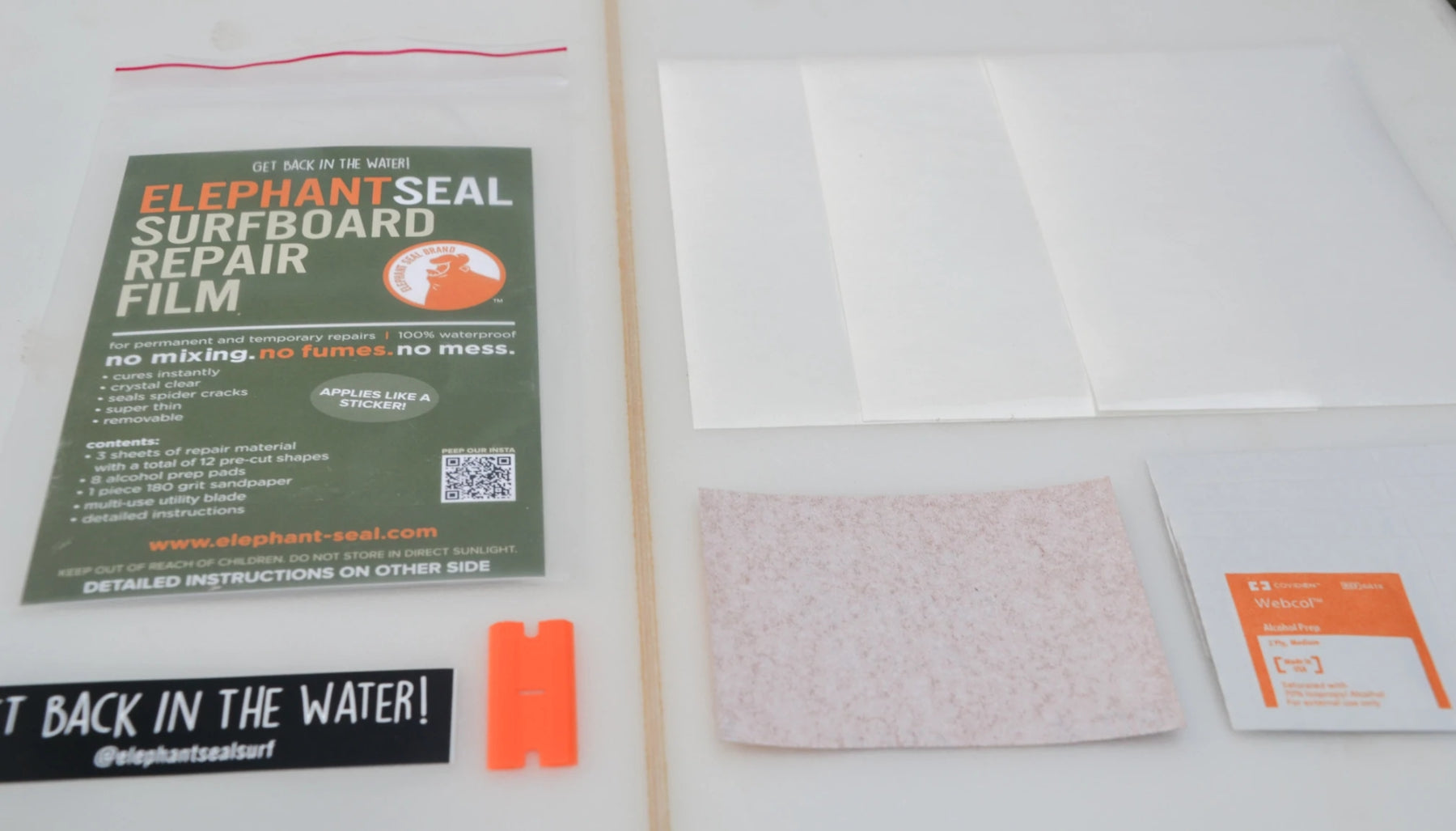 Elephant Seal Surfboard Repair Film | Repair Kits | Elephant Seal
