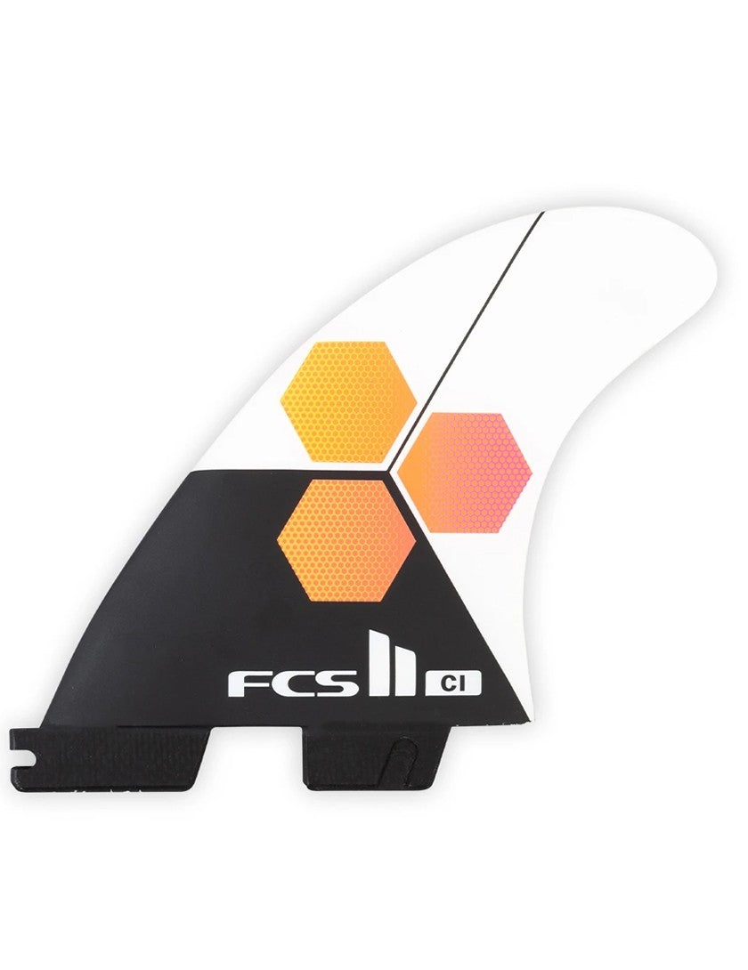 FCS II Channel Islands PC White Tri Retail Fin Set | Fins | FCS