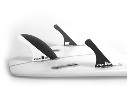 FCS II Mick Fanning PC Black / White Tri Set | Fins | FCS