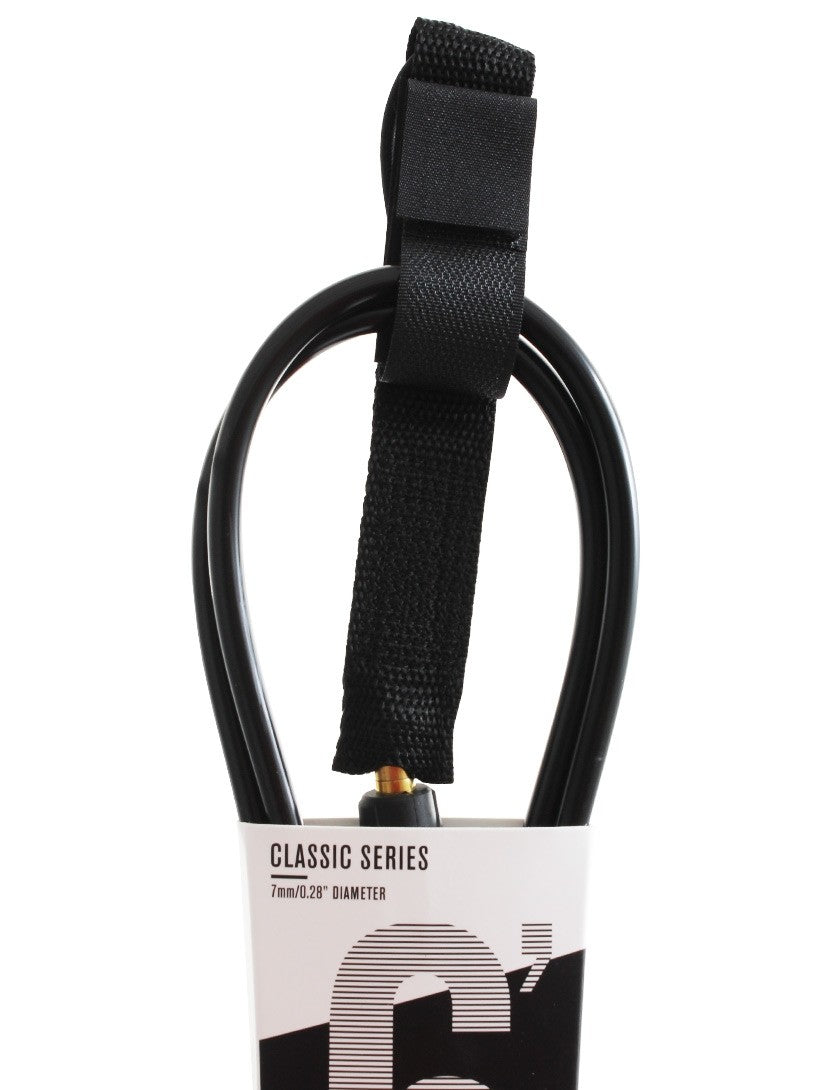 FCS Reg Classic Leash - Black | Leashes | FCS
