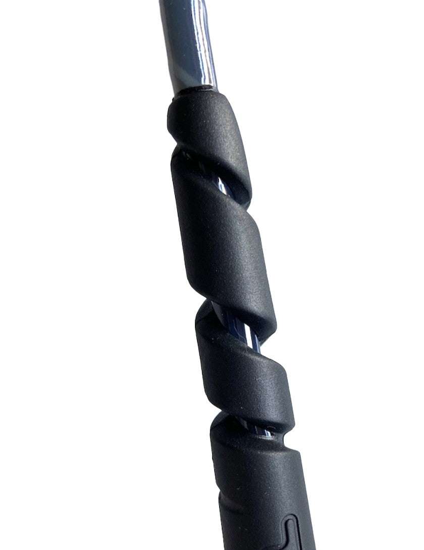 FCS Freedom Helix All Round Leash - Smoke/White | Leashes | FCS