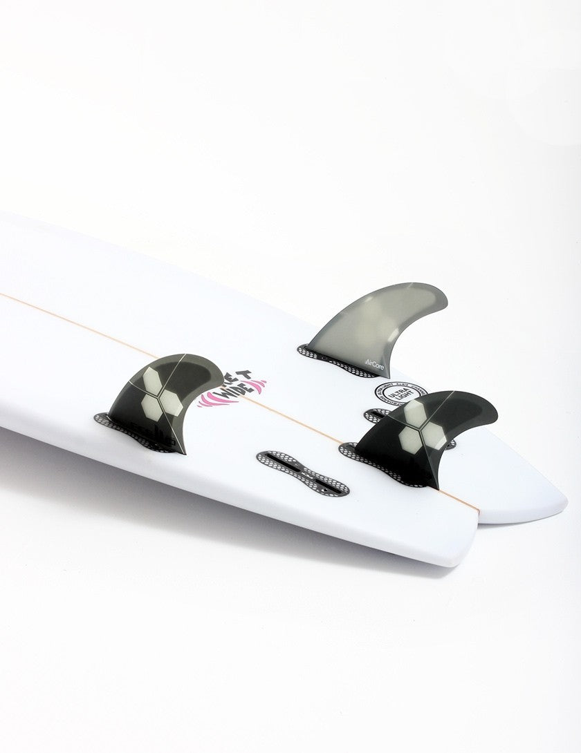 FCS II Al Merrick PC Aircore Grey Tri-Quad Fin Set - Medium | Fins | FCS