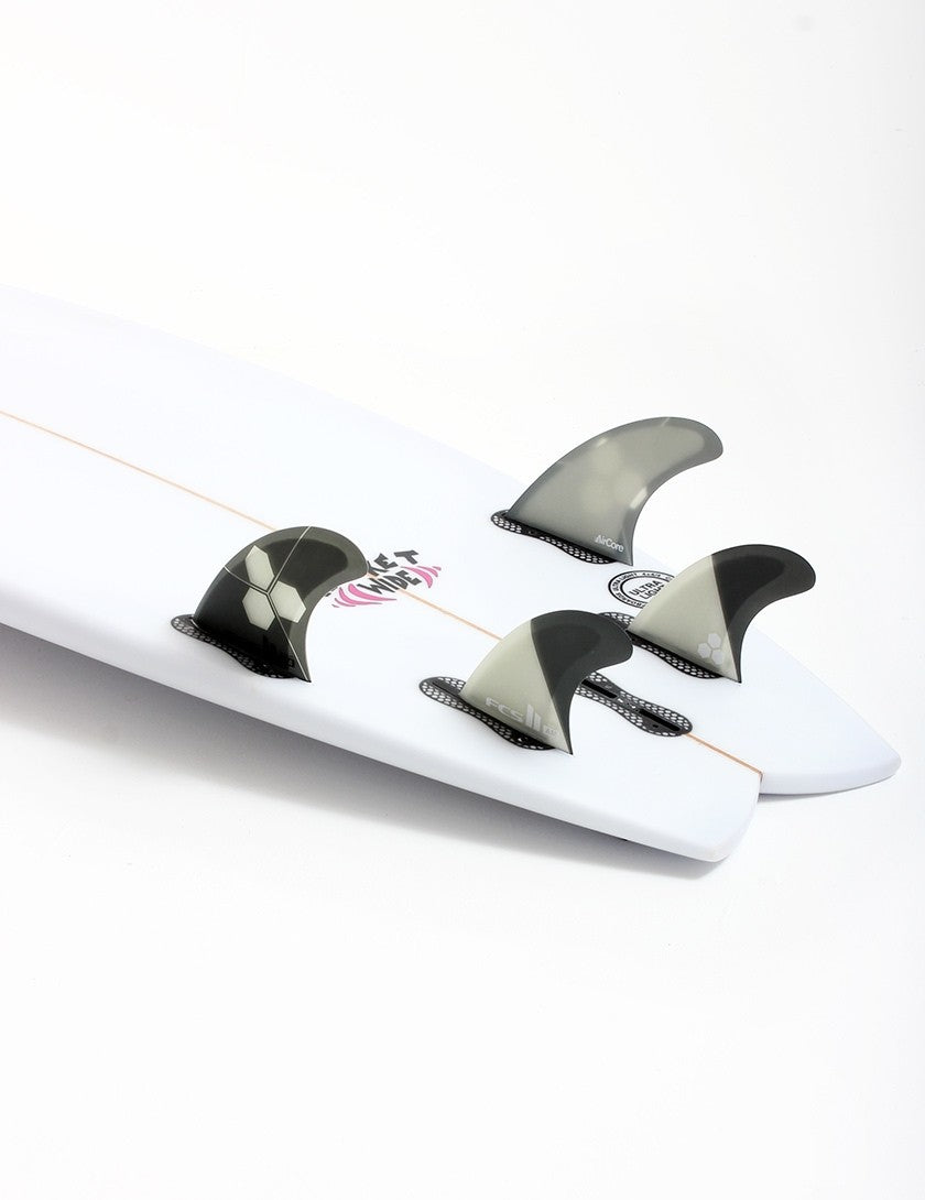 FCS II Al Merrick PC Aircore Grey Tri-Quad Fin Set - Medium | Fins | FCS