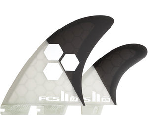 FCS II AM PC Twin+1 Fin Set - Extra Large-FCS II AM PC Twin+1 Fin Set - Extra Large-Green Overhead