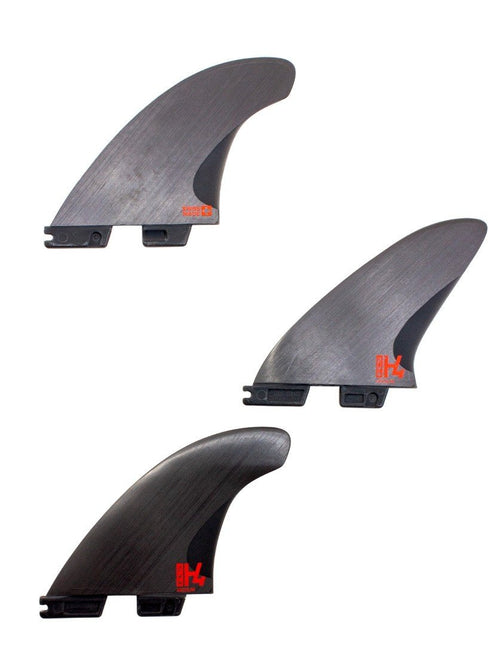 FCS II H4 Smoke Tri Fins