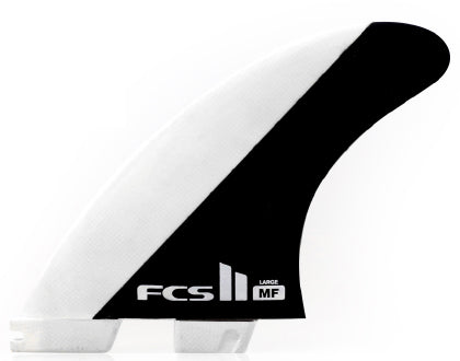 FCS II Mick Fanning PC Black / White Tri Set | Fins | FCS