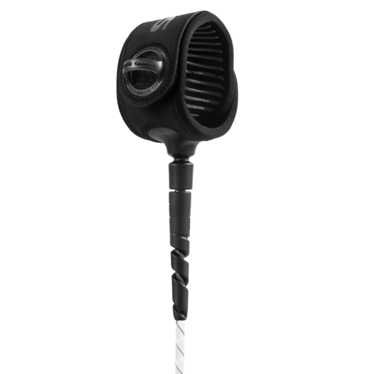 FCS Freedom Helix All Round Leash - Black/Natural | Leashes | FCS