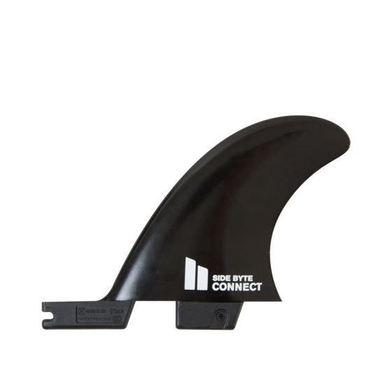 FCS II Connect Small Quad Rear/ Byte Side Fins - Black | Fins | FCS
