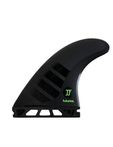 Futures John John Florence Alpha Tri Fin Set Medium - Black-Futures John John Florence Alpha Tri Fin Set Medium - Black-Green Overhead