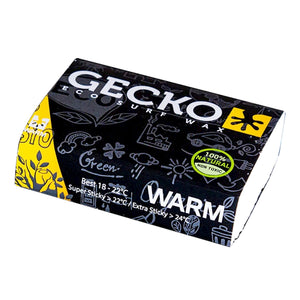 Gecko Eco Surf Wax - Warm-Gecko Eco Surf Wax - Warm-Green Overhead