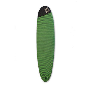 Gara Stretch Cover Round Nose Surfboard Sock - Green