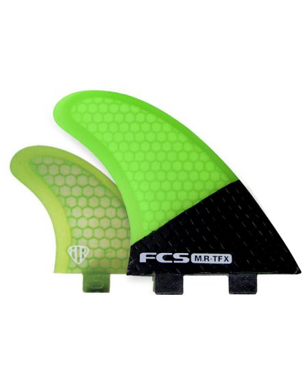 FCS II MR-TFX PC Carbon/Fluro Tri Fin Set | Fins | FCS