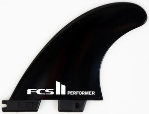 FCS II Performer Black Tri Fins - Medium