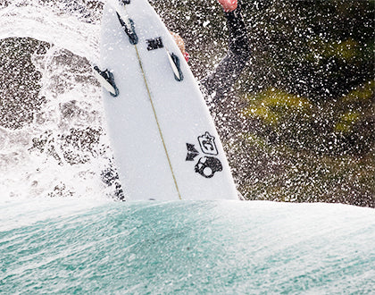 FCS II Mick Fanning PC Black / White Tri Set | Fins | FCS