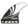 Futures Sharp Eye Honeycomb Thruster Fin Set - Black / White