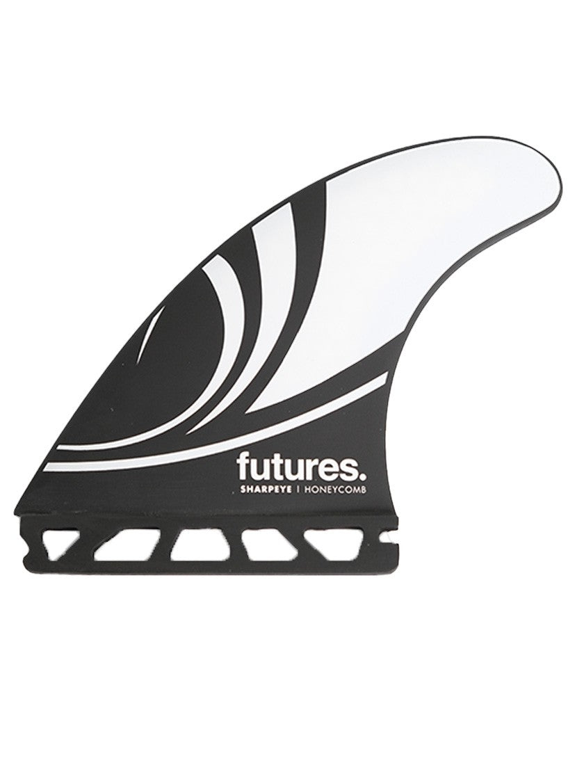 Futures Sharp Eye Honeycomb Thruster Fin Set - Black / White | Fins | Futures